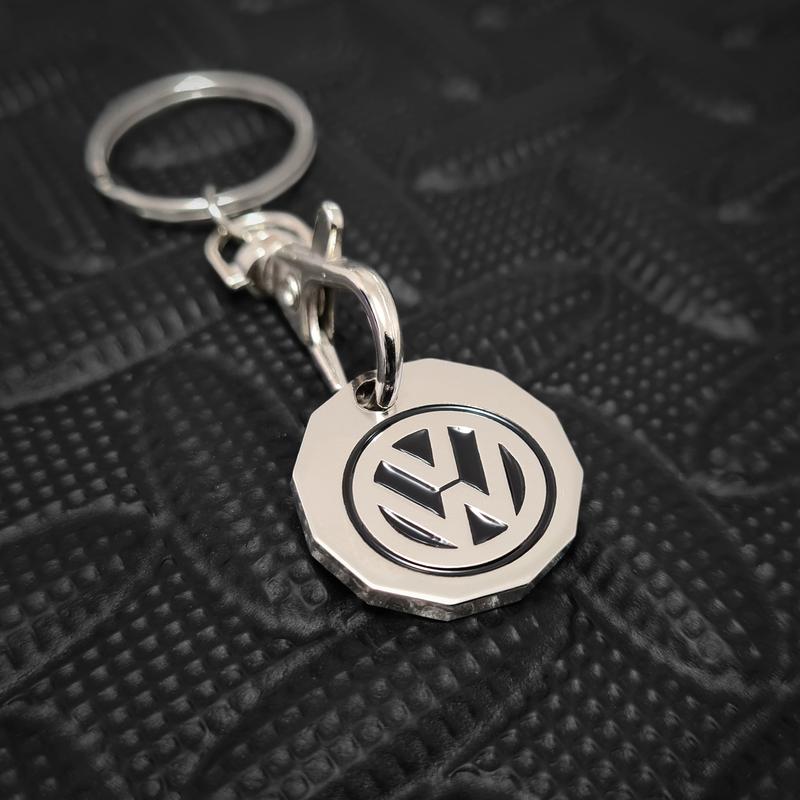 VW GTI Shopping Trolley Coin Keychain / Keyring Gift 1