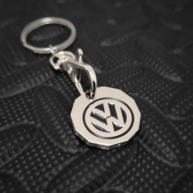 VW GTI Shopping Trolley Coin Keychain / Keyring Gift 1