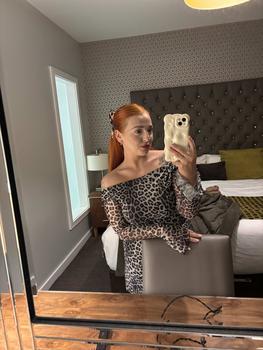 Product Review of Women's Leopard Print Backless Mesh Dress, Fashion Casual Boat Neck Flounce Sleeve Short Dress for Daily Outdoor Wear, Women Dress for Spring Fall, Valentine's Day Gift for Girl, Dresses for Women, Holiday Dresses from H**x 2