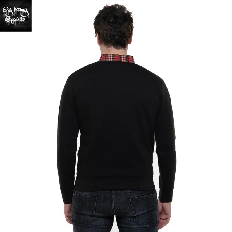 JJ Willis Men's Designer Urban Cotton Polo Sweatshirt, New Time Money Is Era Long Sleeve Classic Collar Menswear 2