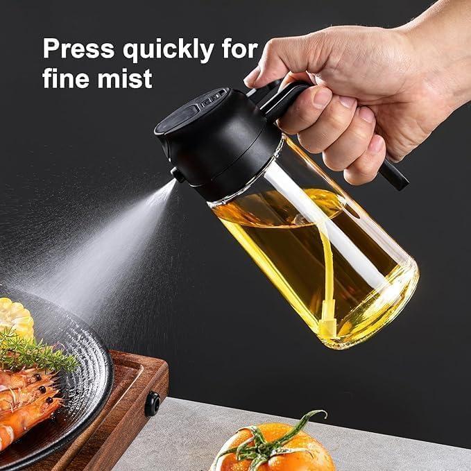 Product Introduction of Kitchen Gadgets for 2024 470ml Oil Sprayer Bottle, A Sprayer Automatic Opening & Closing Oil Sprayer Bottle, Kitchen Accessories Oil Dispensers, Cooking Oil Sprayer Bottle for Bbq, Kitchen Utensils & Gadgets,Back To School Supplies Plastic 3