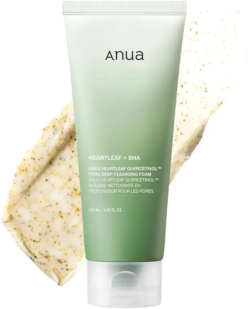 Anua Heartleaf Quercetinol Pore Deep Cleansing Foam- Cleanser, Skincare