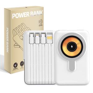 【Christmas Warm-Up】Magnetic Wireless Power Bank 10000 mAh Powerbank Fast Chargrs Phone External Battery Accessories Charging Mobile Charger Digital Portable Gift for Him