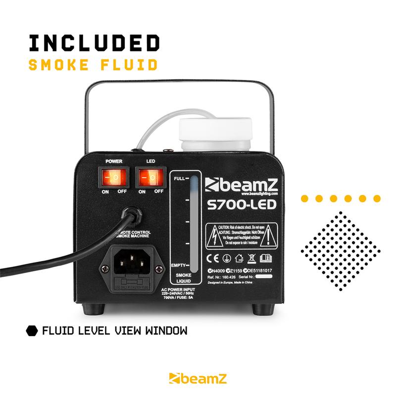 BeamZ S700-LED Ice Effect Smoke Machine 4