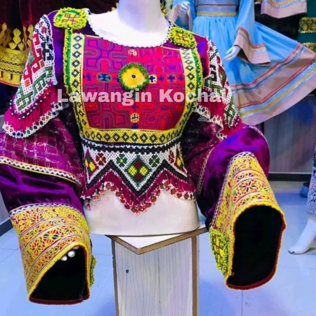 Afghan Crop Top for Women - Comfortable and Stylish - Blouse, Shirts, Womenswear