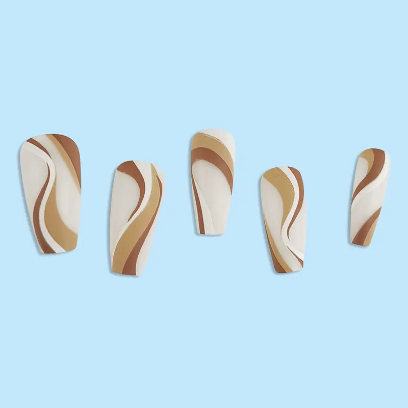 TK2042 24 pcs Manicure Press On False Nail Fake nails UK Stock Free Shipping 1