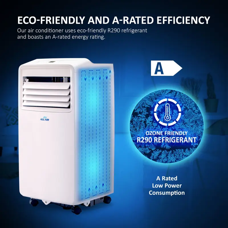 ALLAIR 5000BTU Smart Portable Air Conditioner Unit Remote - App control 5