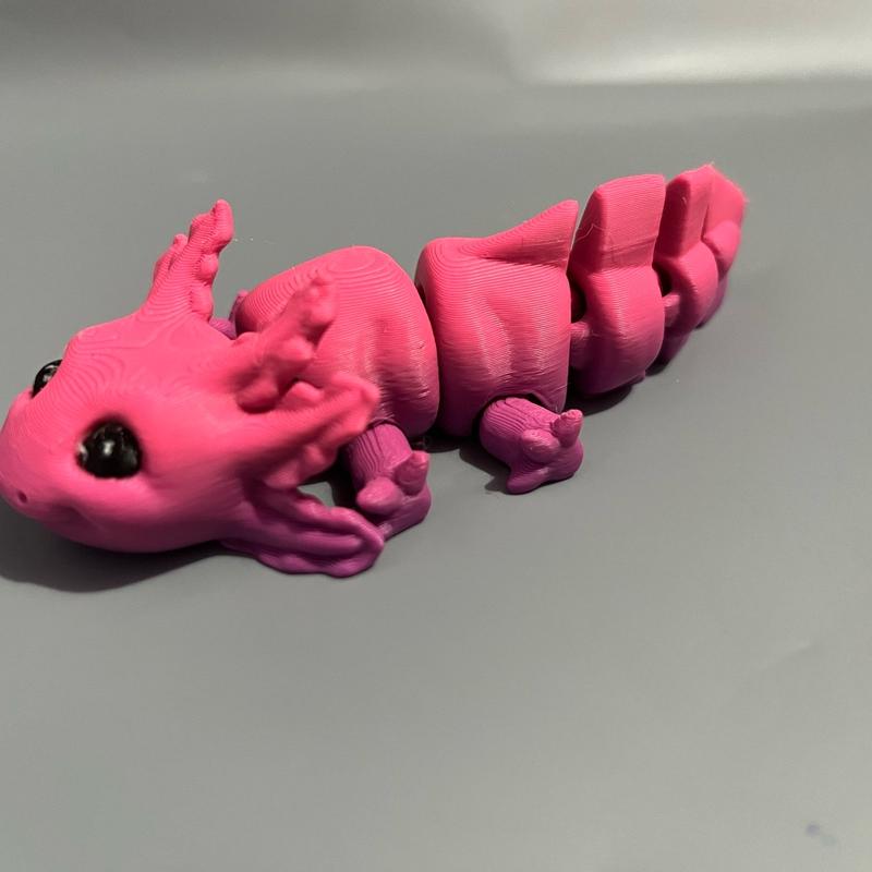 Axolotl Articulated Figure/Fidget Toy - 3D Printed Toy 3
