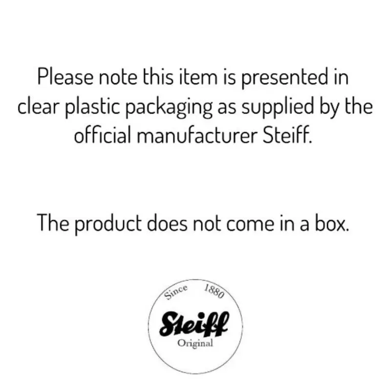 Steiff Soft Cuddly Friends My First Steiff Hoppie Rabbit Soft Toy - 38cm, Grey 7