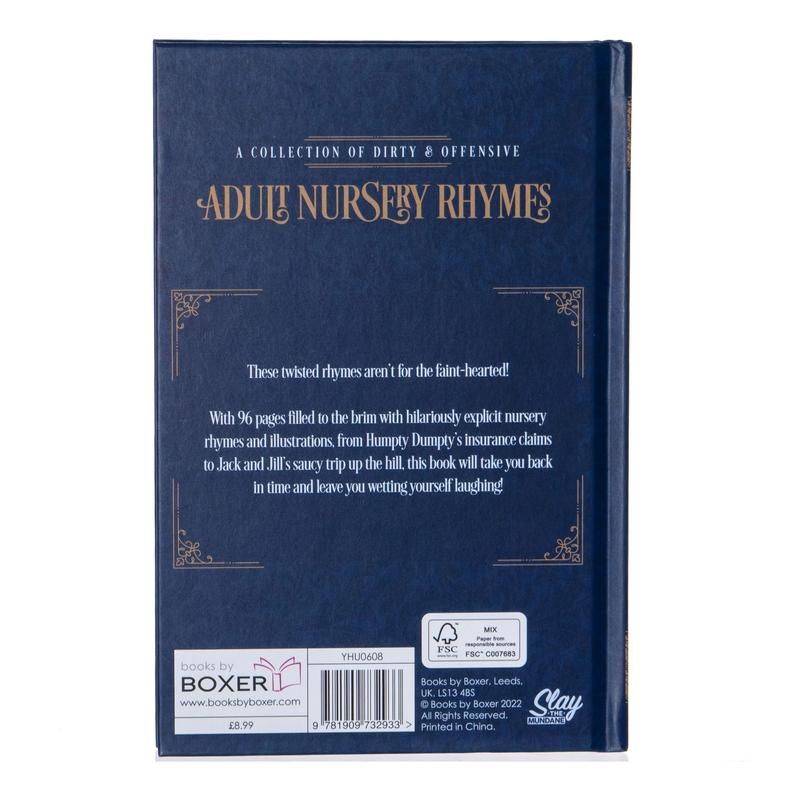 Boxer Gifts - Adult Nursery Rhymes - A Collection of Dirty & Offensive Rhymes | Birthday & Christmas Secret Santa Gift for Her with Dark Humour 5