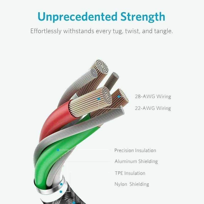 PD USB Type C to iPhone Fast Charger Cable for App iPhone le 14 13 12 11 Pro Max Charging Sync Mobile Cellphone Device Computer Smartphone Electronic 8