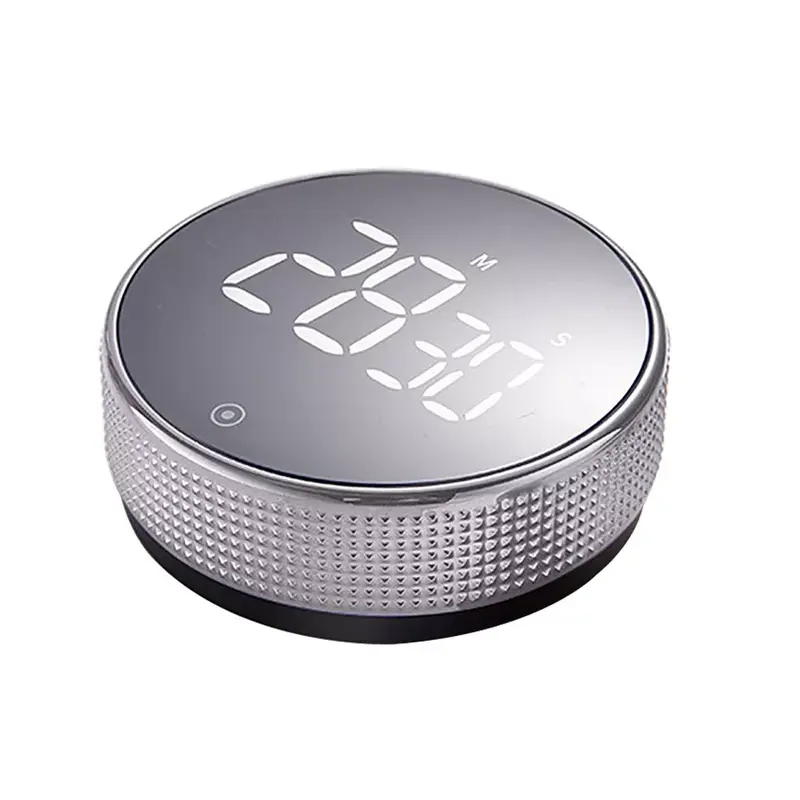 LED Digital Magnetic Countdown Alarm Clock Study Stopwatch Kitchen Timer Cooking Metal Set Utensils 5