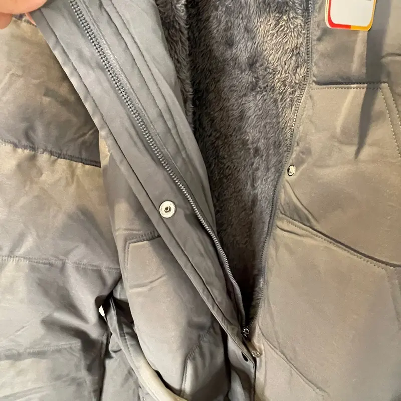 KIRSTY Puffer Fur Belted Hood Coat 5