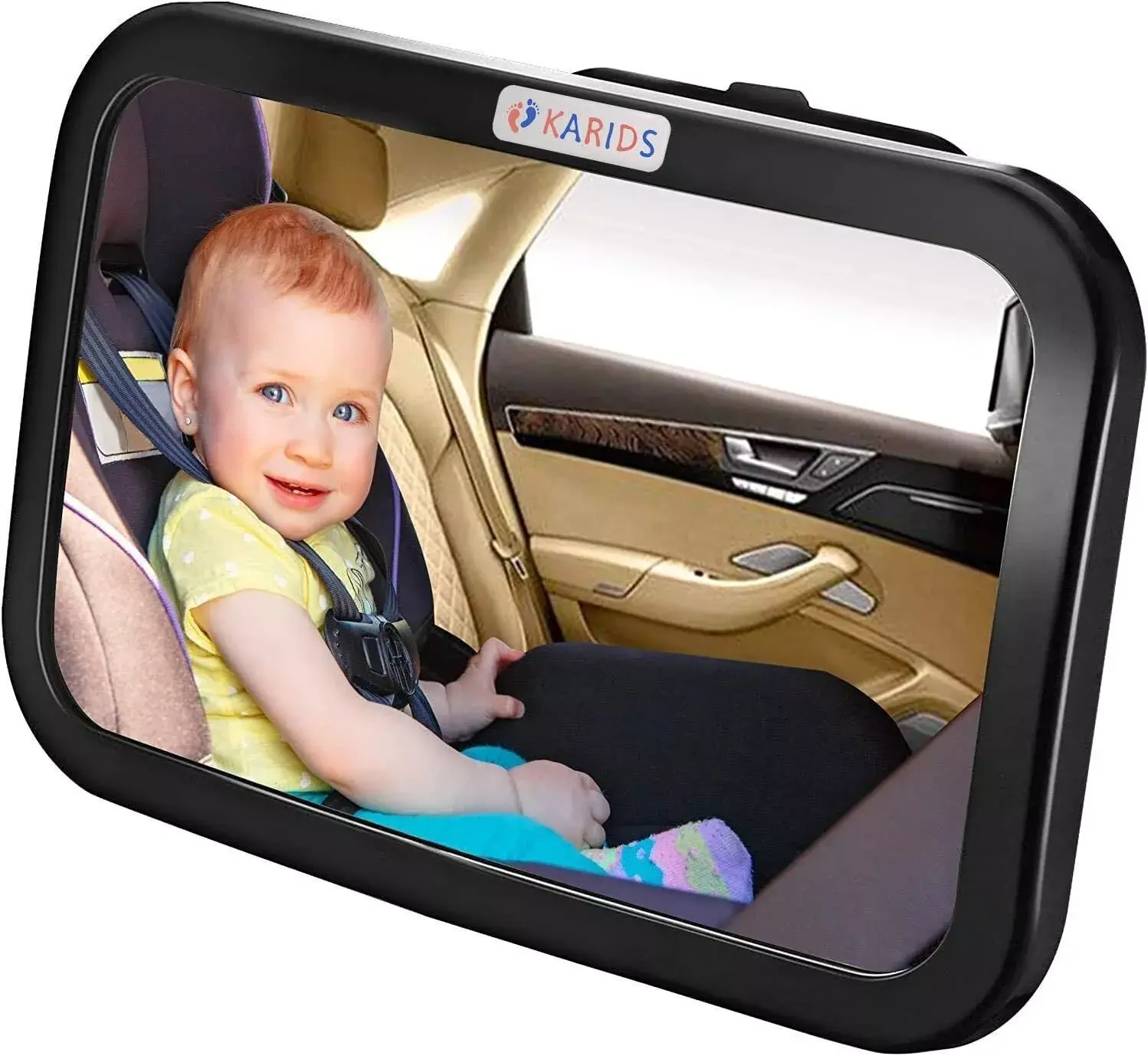 Baby Car Mirror For Back Seat Adjustable Detachable Wide View Child Safety