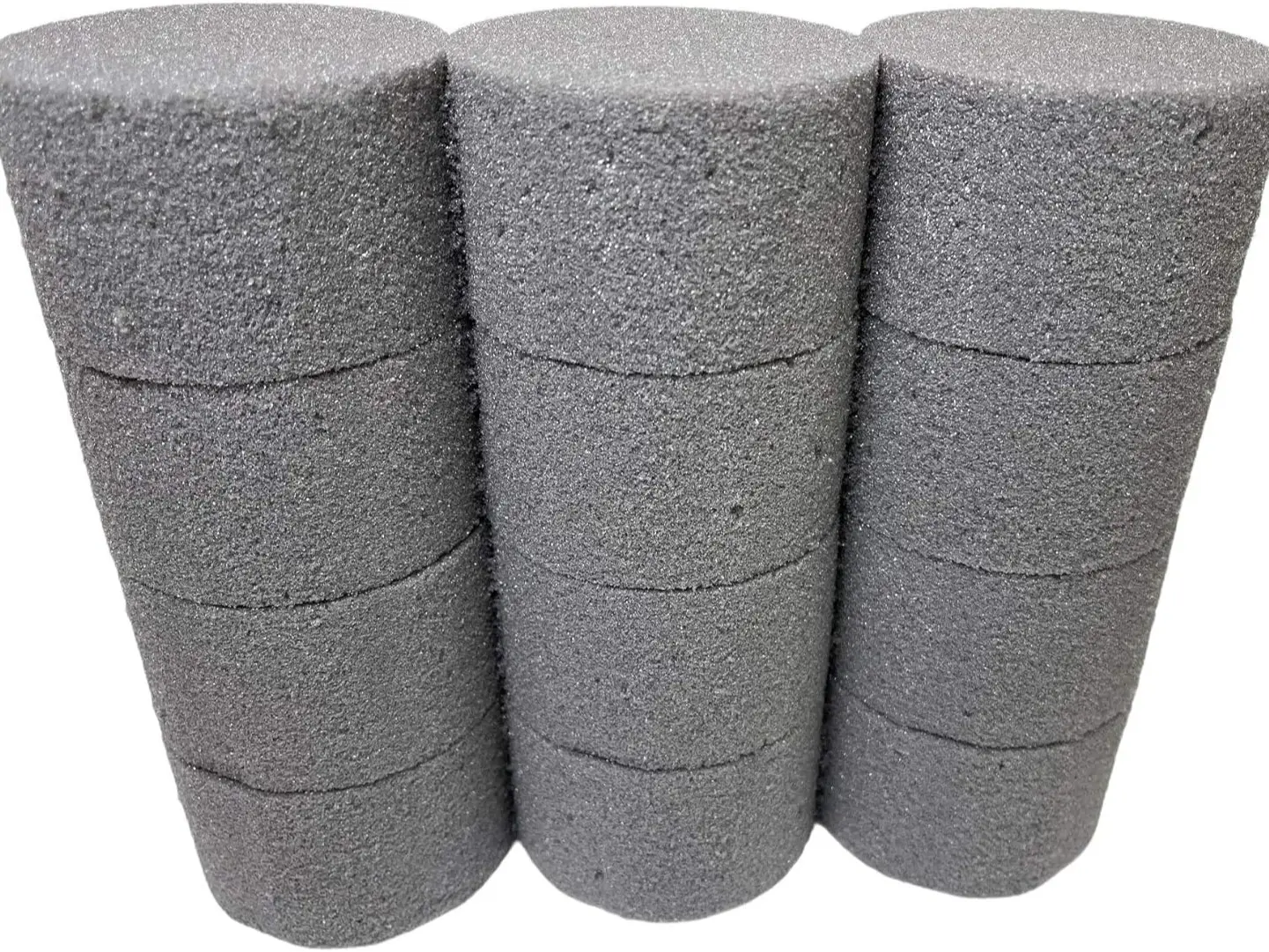 12 x Dry Cylinder Floral Foam Blocks - Dried Flower Foam for Wedding Arrangement and DIY Craft Supplies