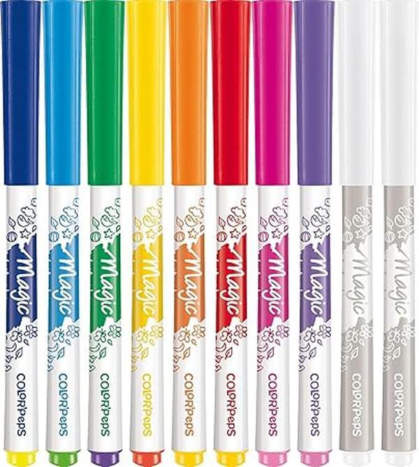Color'Peps 'Magic' - Colour Reveal Felt Tip Pens (Pack of 10), 844612 1