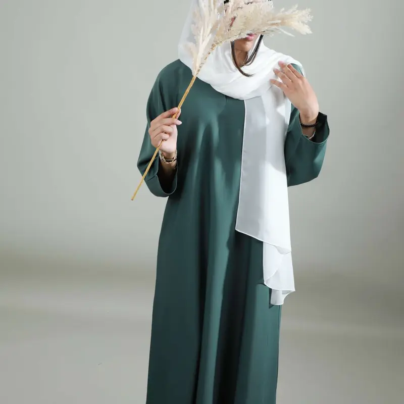Basic Abaya With Pockets 2