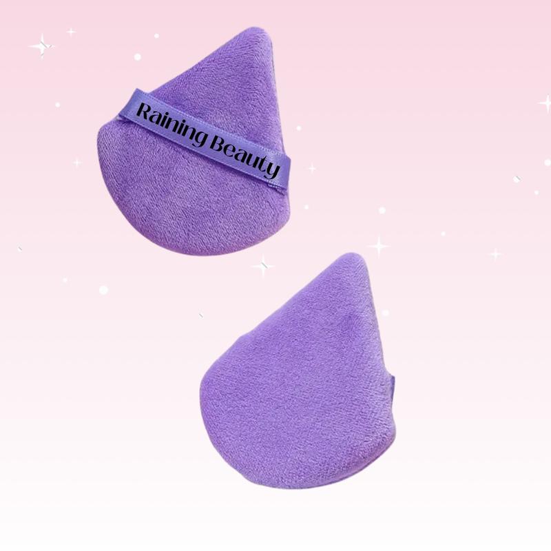 CBSHARIUNIQUE - Black Triangle Powder Puff Set (2pc) 2