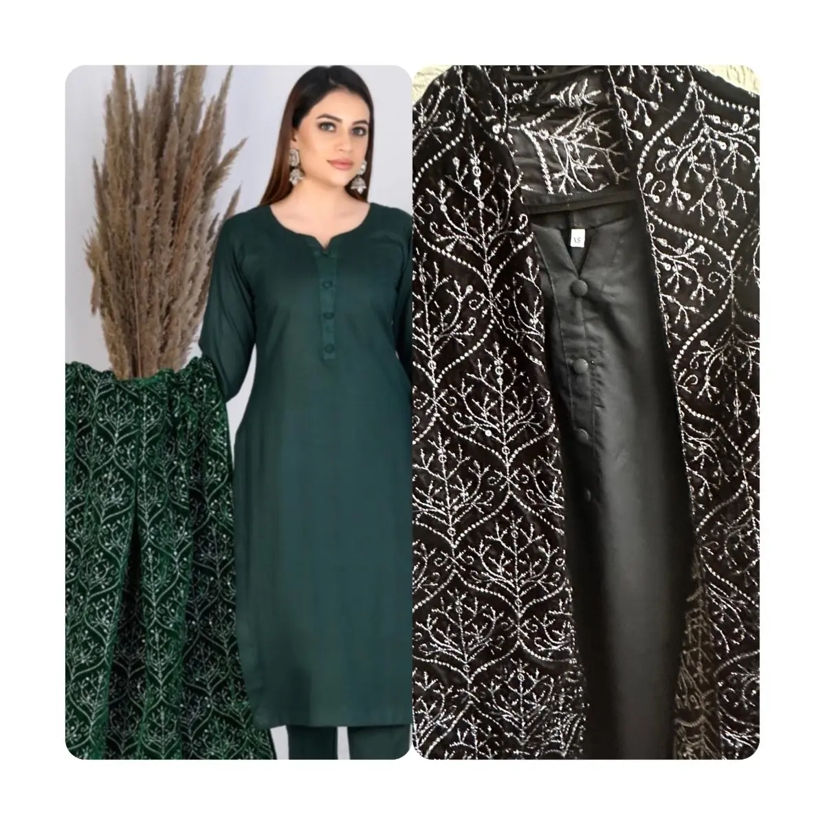 Simran Women's Beautiful Velvet Shawal - Casual Womenswear