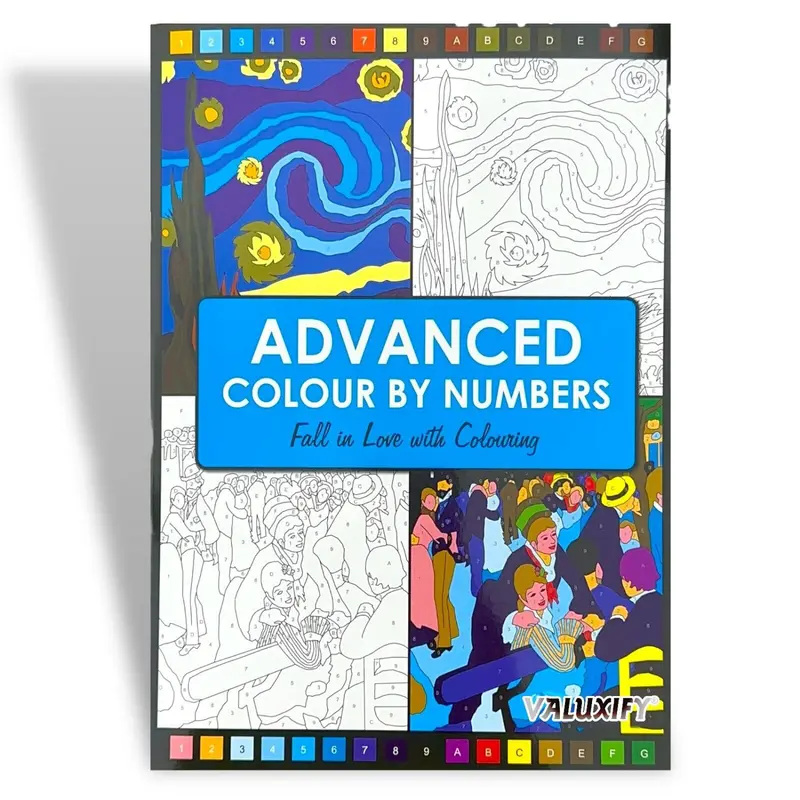 3X Colour by Numbers Adult Colouring Books - Pack of 3 coloring 2