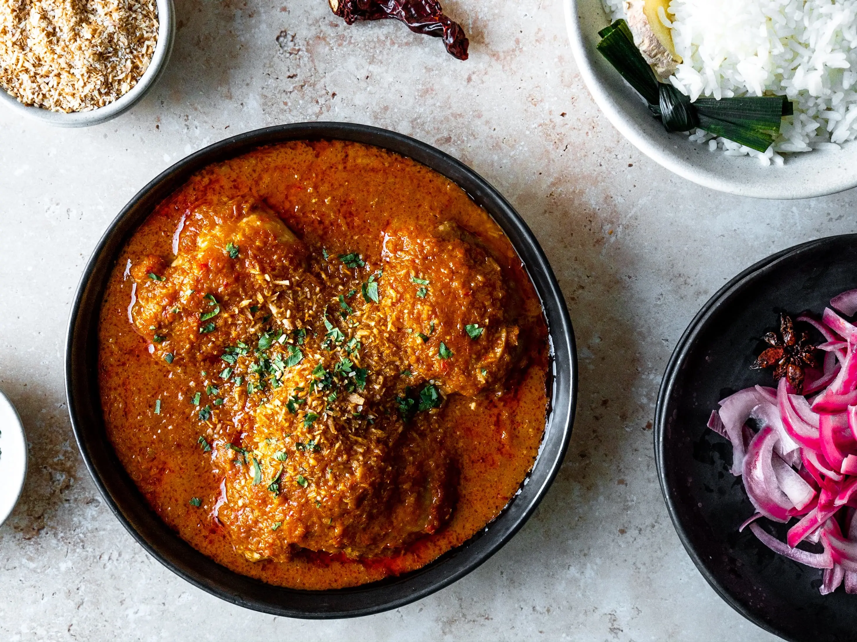 Malaysian Chicken Rendang Slow-cooked Curry