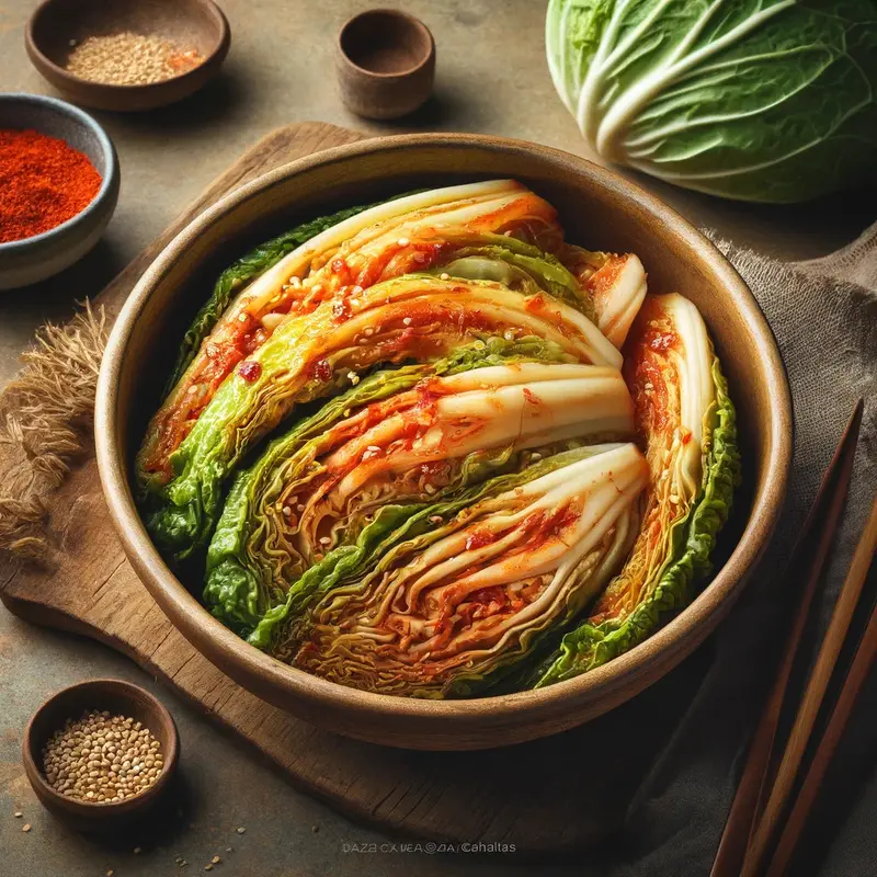 Jongga Naturally Fermented Kimchi Sliced Napa Cabbage, 1.2Kg 7