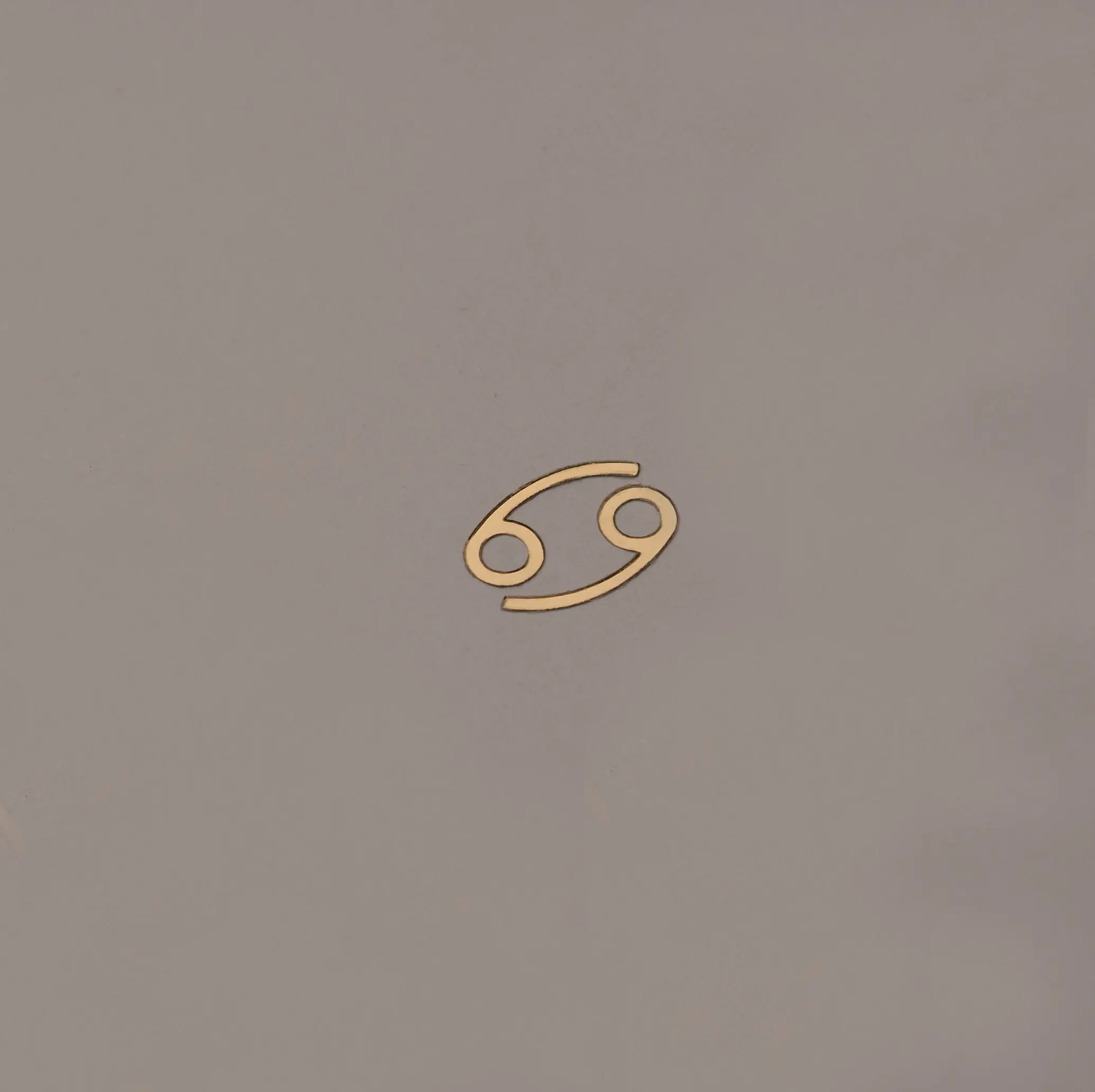 GOLD CANCER PHONE STICKERS