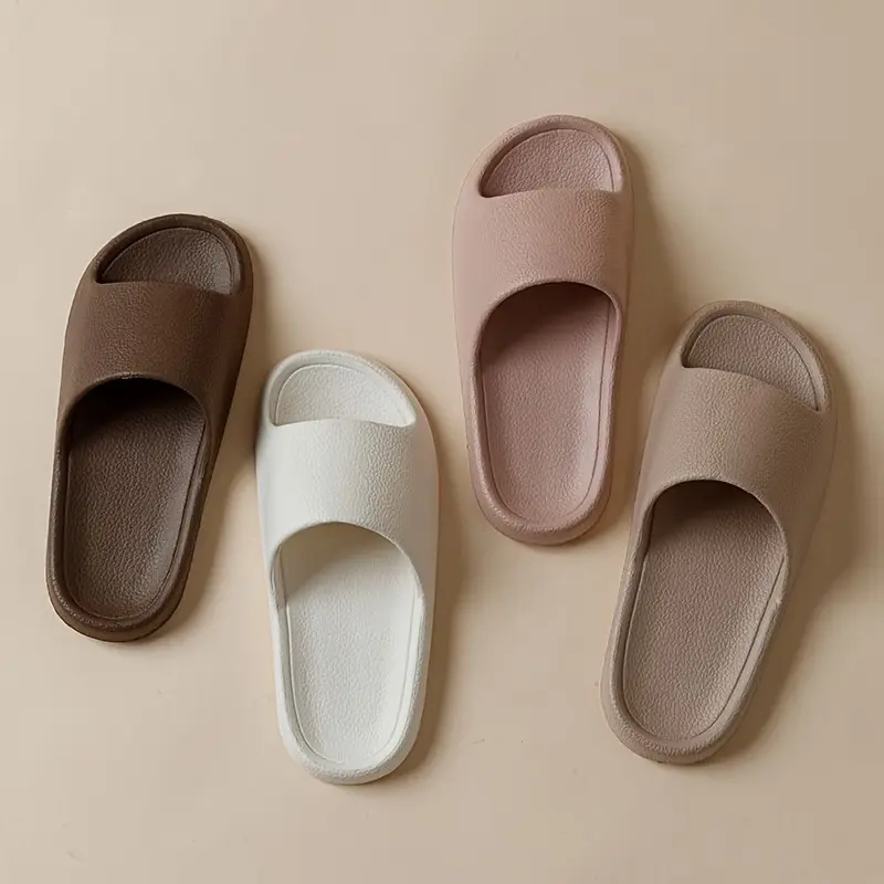 Ultra-Quiet EVA Men's Slippers - Comfortable Non-Slip Indoor Shoes for All Seasons
