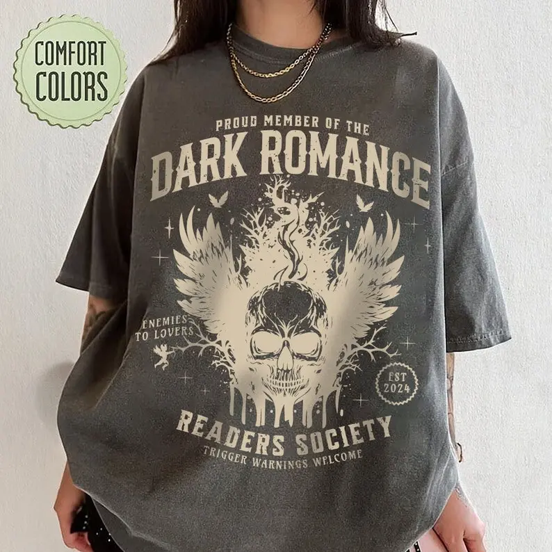 Dark Romance Shirt, Dark Romance Readers Society Shirt, Dark Academia Reading Shirt, Dark Romance Merch, Shirt For Smut Reader, Reader Gift