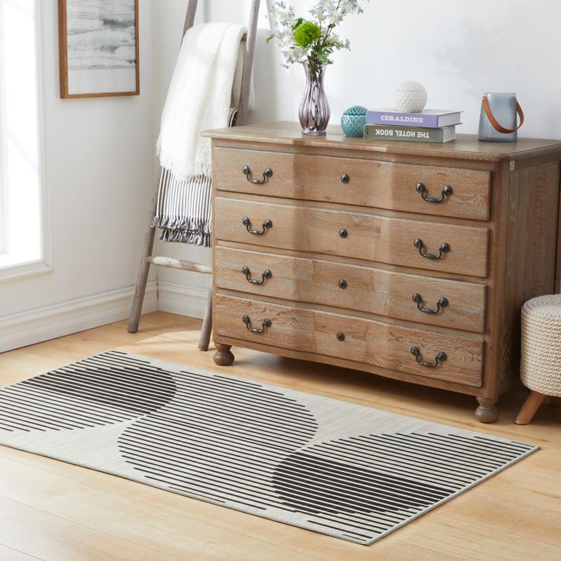 Modern Area Printed Rugs JETT for Living Room, Bedroom, Hallway | Non-Slip, Durable, Soft Floor Rugs 4
