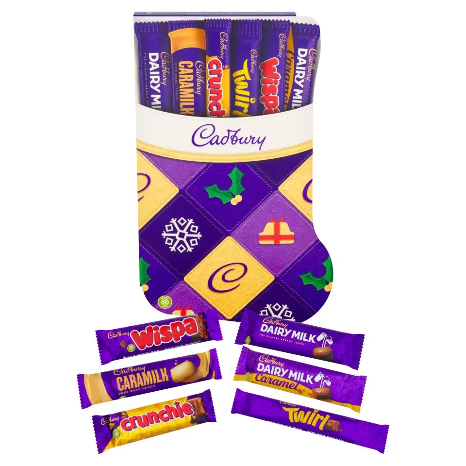CADBURY XMAS STOCKING SELECTION BOX 170G