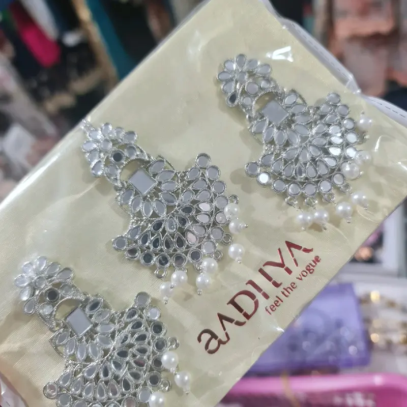 Indian&pakistani jewellery tikka earnings set 7