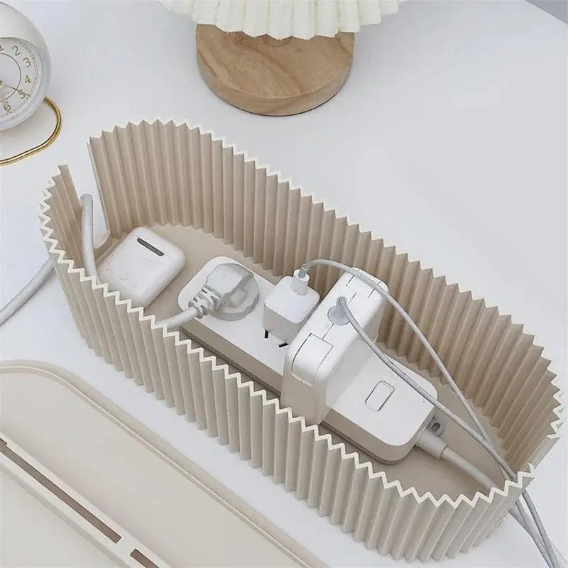Nordic Plug Board Storage Box - Cable Wire Organiser