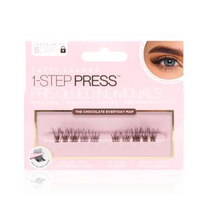 Chocolate Everyday Map- Pre-Glued Individual Cluster Lashes