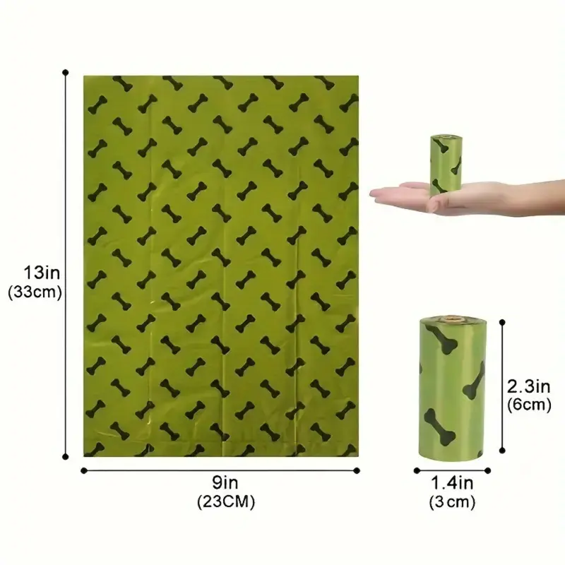 Lavender-Scented Biodegradable Dog Poop Waste Bags - Pack of 4 Rolls 120Pcs/Roll Disposable Leak-Proof Pet Waste Bag For Outdoor Walking - Bin Liner Valentine's Day Gift Ideas 3