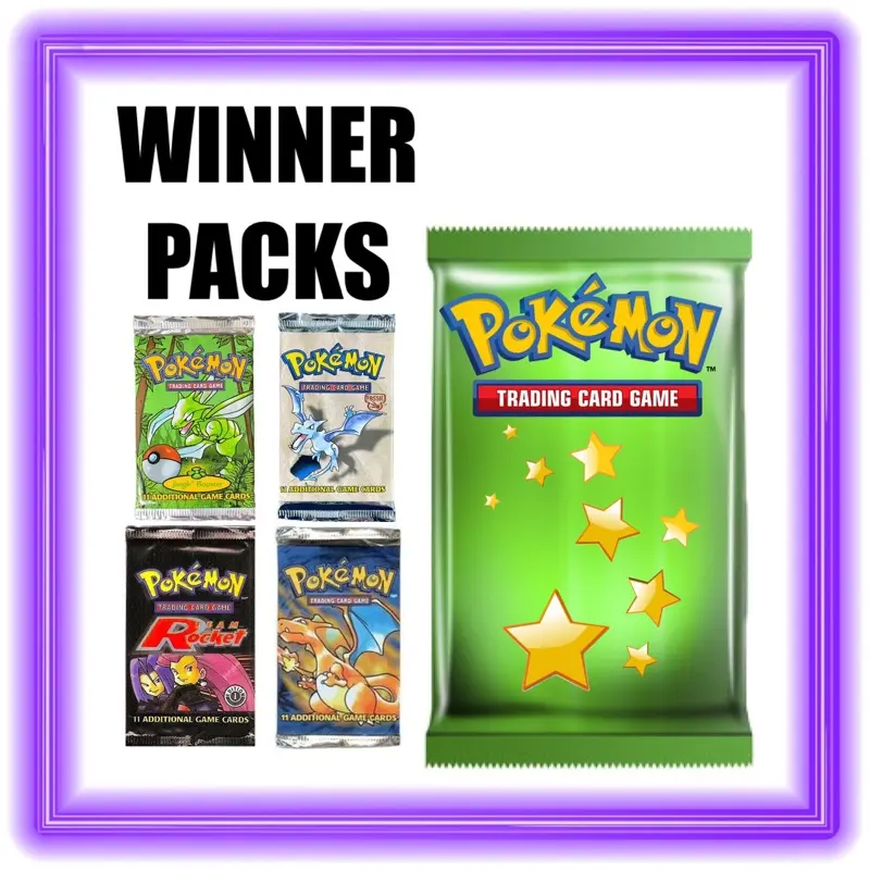 *Live Opening* Pokémon TCG - Winner Booster Packs (Trading Cards)