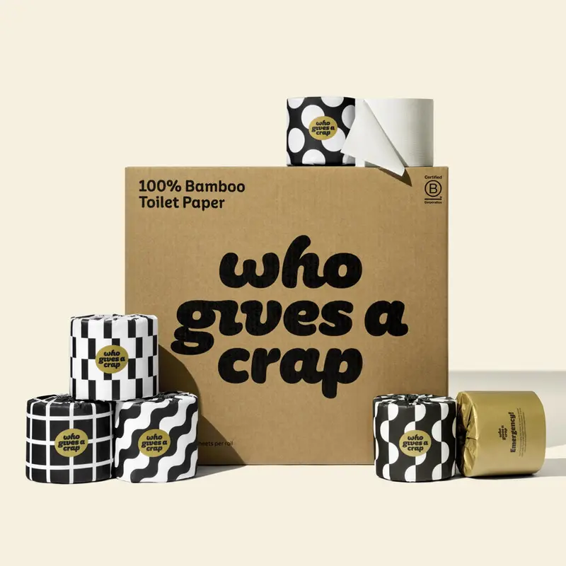 Who Gives A Crap - Premium 100% Bamboo Toilet Paper 0