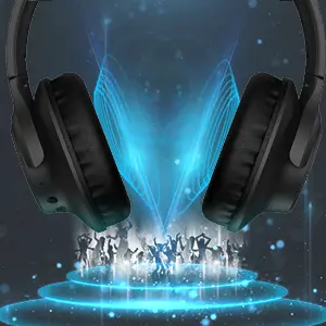 Bluetooth Headphones Over Ear, 35 Hours Playtime Wireless Headphones with Microphone, Foldable Lightweight Headset with Deep Bass,HiFi Stereo Sound for Travel Work PC Cellphone (Black/White) Electronic 6