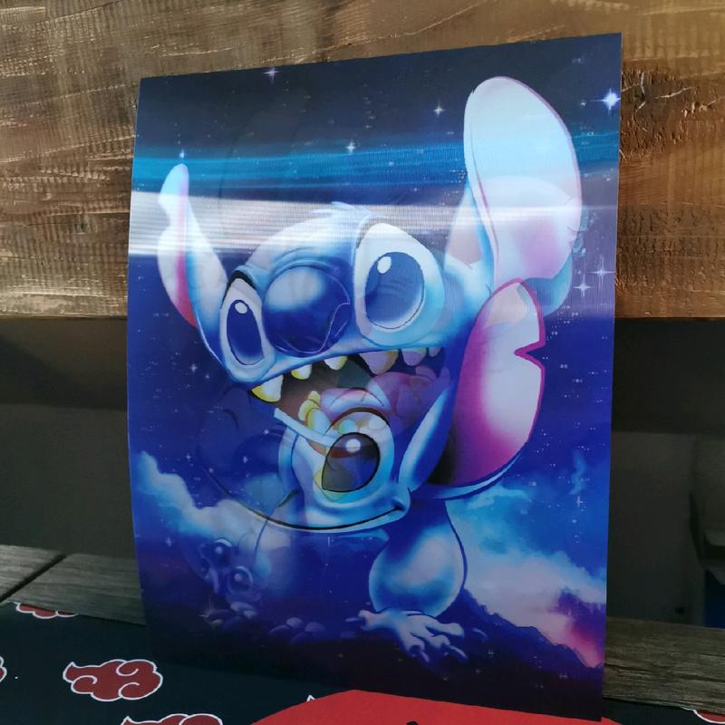 3D lenticular poster of Stitch 3