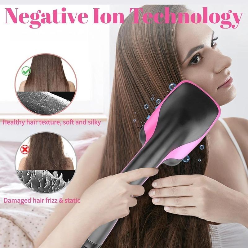 Product Introduction of Comfortable comb design multifunctional hair dryer, quick drying hair styling tool, hair comb hot air brush, fashion gift, summer gift, back to school gift, New Year gift, Christmas gift 0