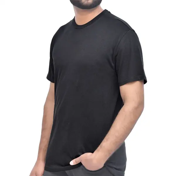 Mens Crew Tee Black XL 1