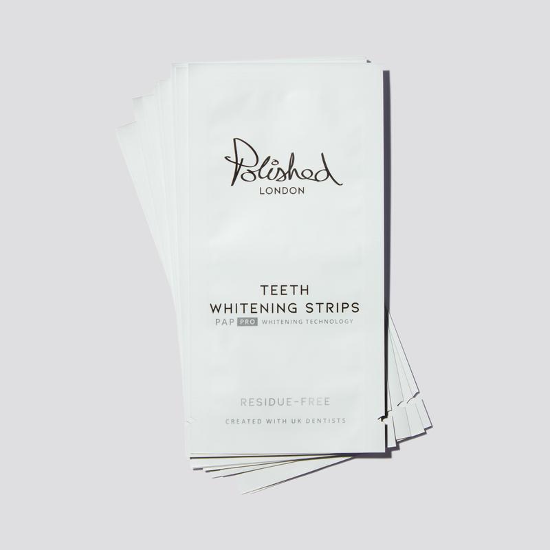 Polished London Teeth Whitening Bundle Set with Hyaluronic and Menthol for Sensitive Teeth Oral Gentle Peroxide Daily Powder viral teeth  whitening non  peroxide home easy whitener hydroxy apatite 2