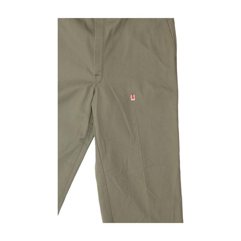 Pre-Owned Vintage L.L.BEAN Mens Straight Chino Trousers W36 L29 Green Polyester 3