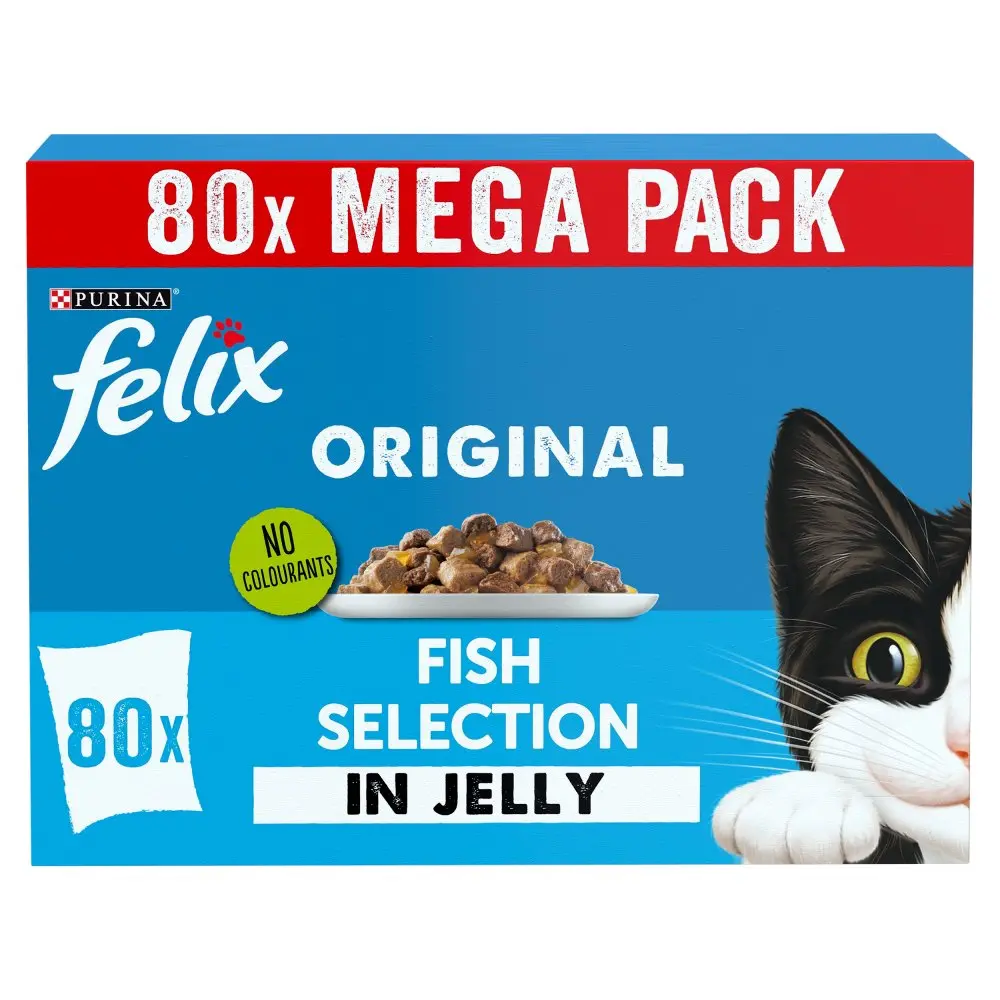 Felix Fish Selection 80x85g Cat Food