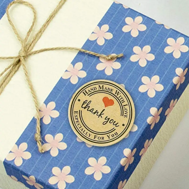 Handmade with Love Specially For You Stickers Order Professional Stickers Small Business Labels Envelop Seal Homemade Hand Made Stickers 3