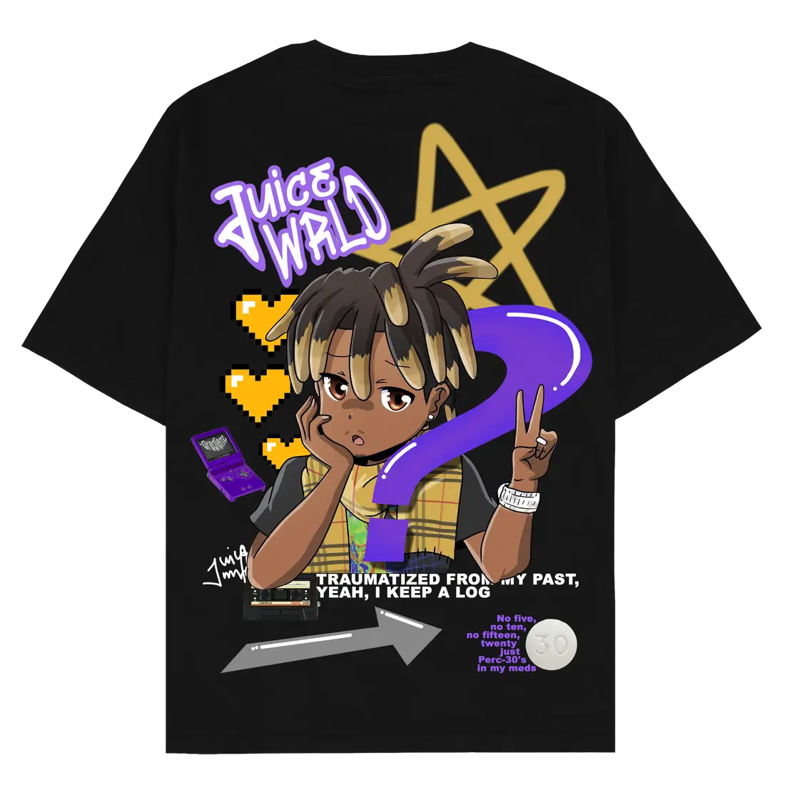 Juice WRLD '999' Oversized T-Shirt for Men - Casual Streetwear