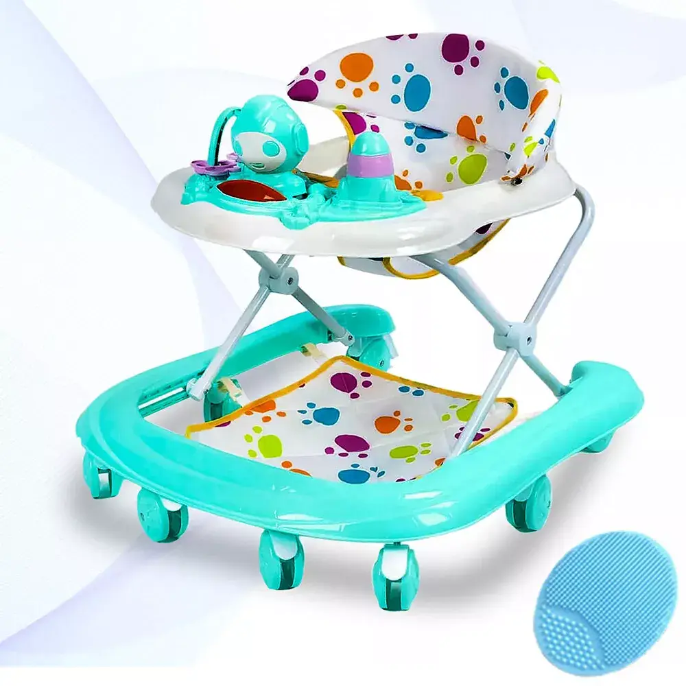 DOLMO Baby Walker Bouncer First Steps Push Along Ride On Car Melody