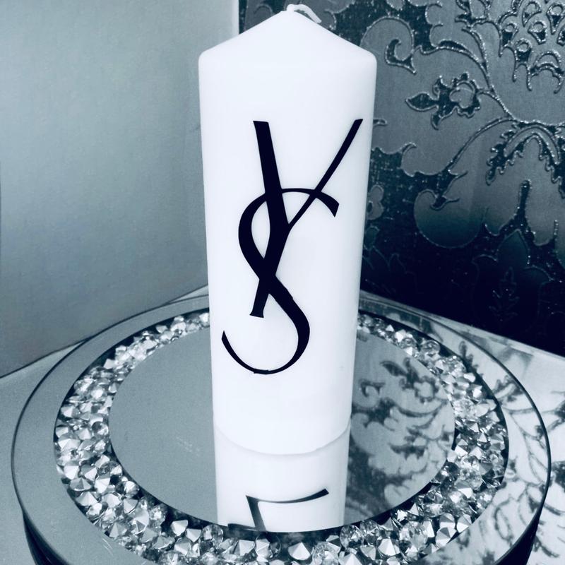 Large white pillar candle  Decor Ornaments Decoration gift wedding 0