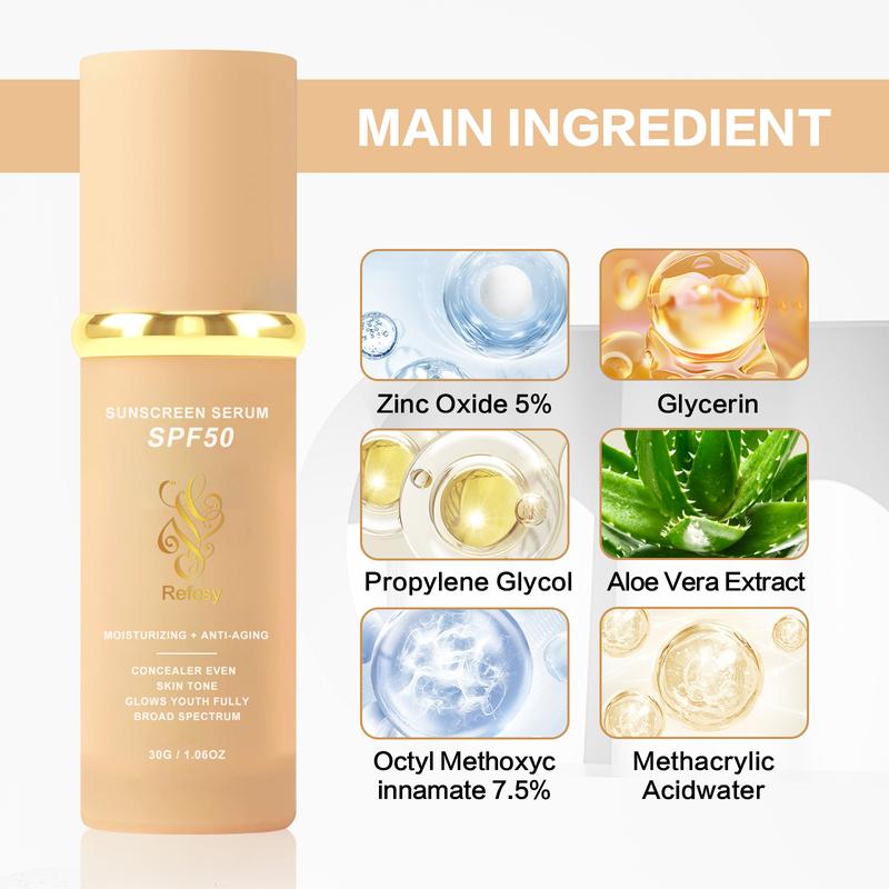 Product Introduction of (2 Counts only £15.99) 4 in 1 Moisturizing Full Coverage Liquid Foundation TrueMatch Color Changing Foundation with Sunscreen Light and Medium Spectrum Makeup Primer for All Skin Types (New and old packaging will be shipped at random) 5
