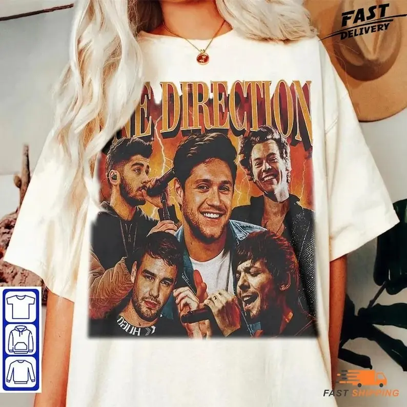 One Direction Shirt, One Direction T-Shirt, One Direction Graphic Shirt, 1D Retro One Direction Fan, Country Music Shirt